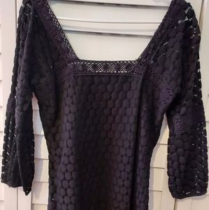 Solitare Crochet "Sweater" Blouse with Liner